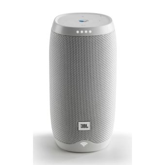 Assistants vocaux : Enceinte portable JB Link 10 Blanche avec Assistant Google integre